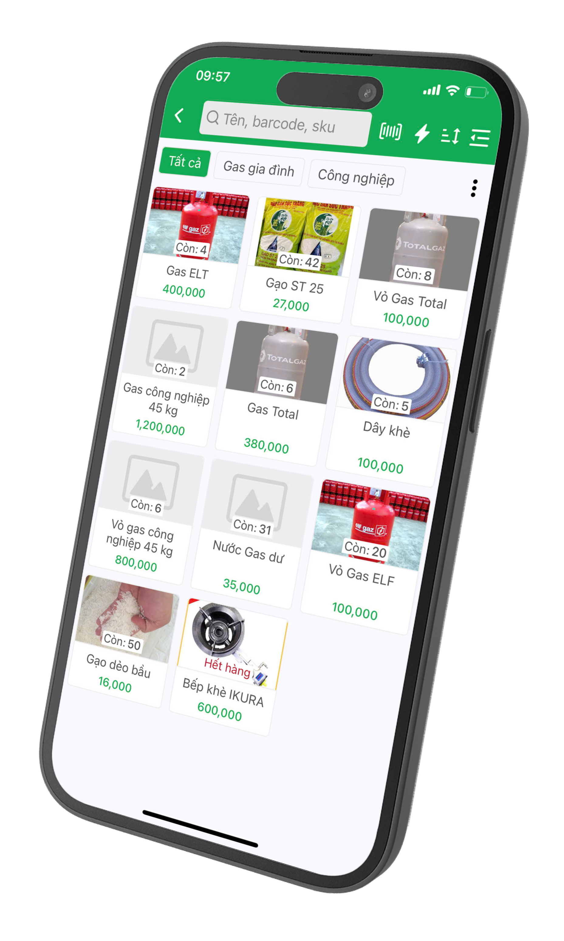 Quản lý sản phẩm và tồn kho