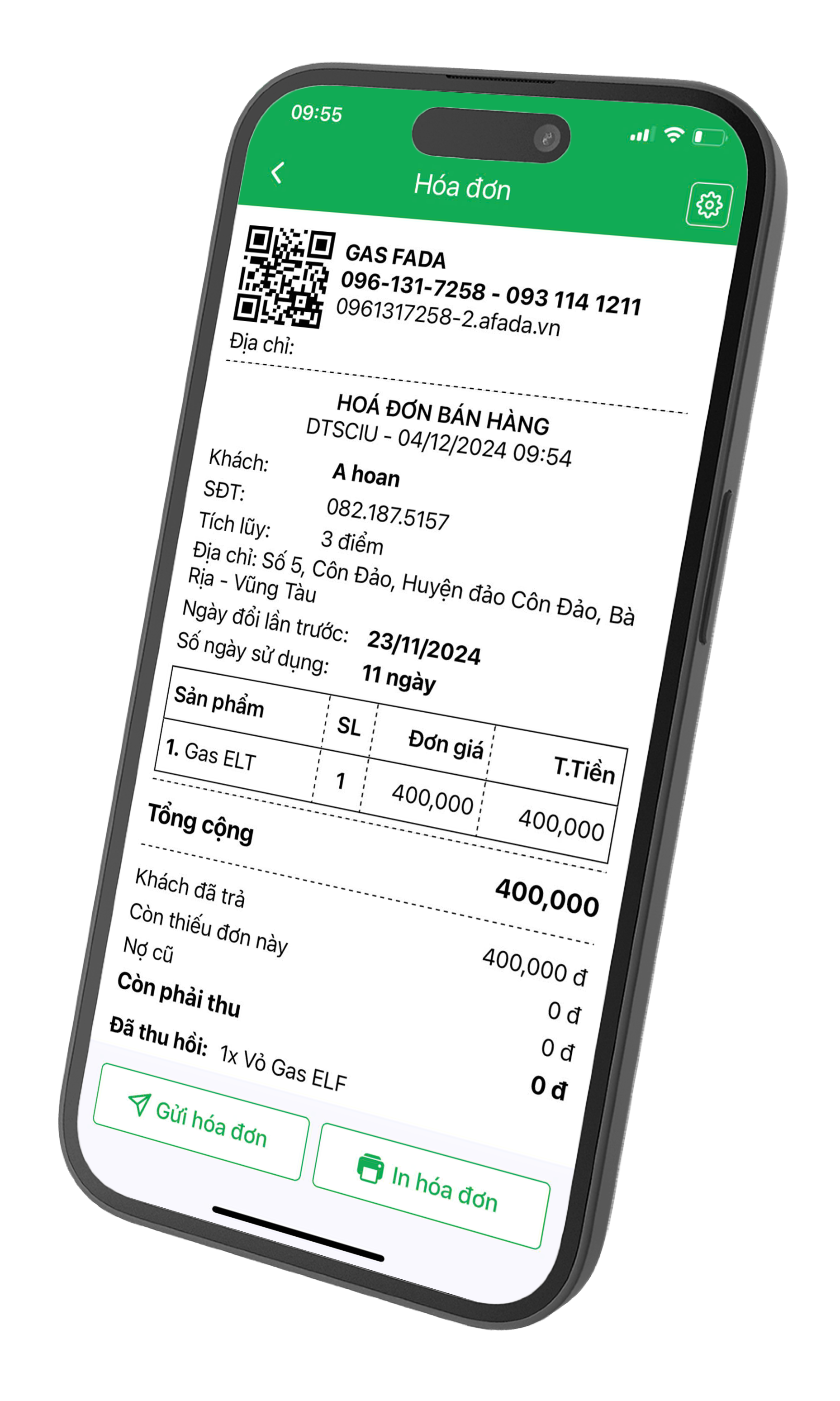 In hóa đơn bán hàng